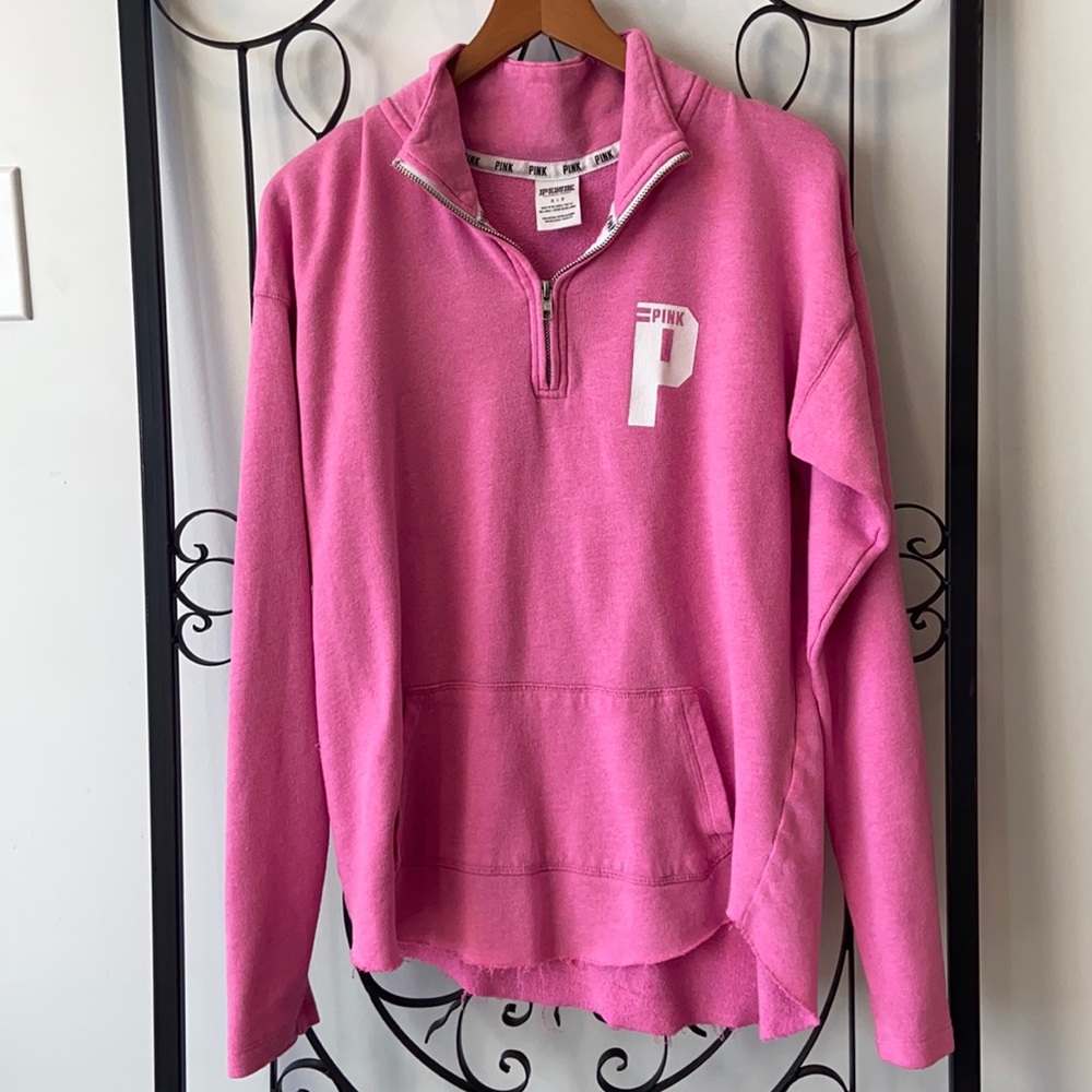 PINK 1/4 zip up